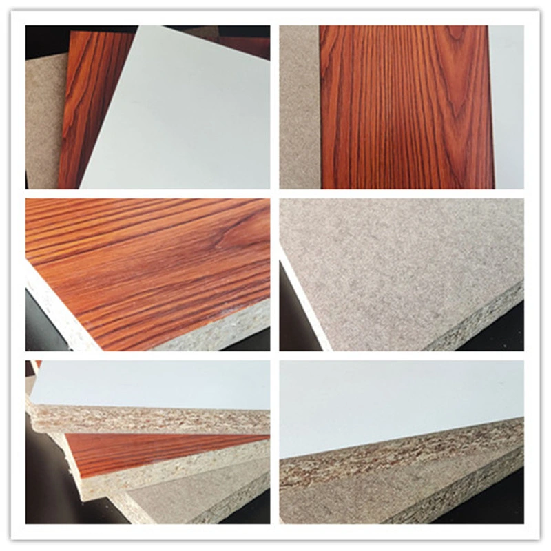 Good Price 18mm E1 Grade Plain Raw or Melamine Faced Particle Board for Cabinet Core