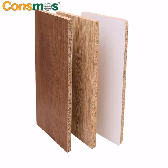 Panneaux de particules laminés en mélamine pour meubles en panneaux/panneaux de particules simples/panneaux de particules de différentes couleurs