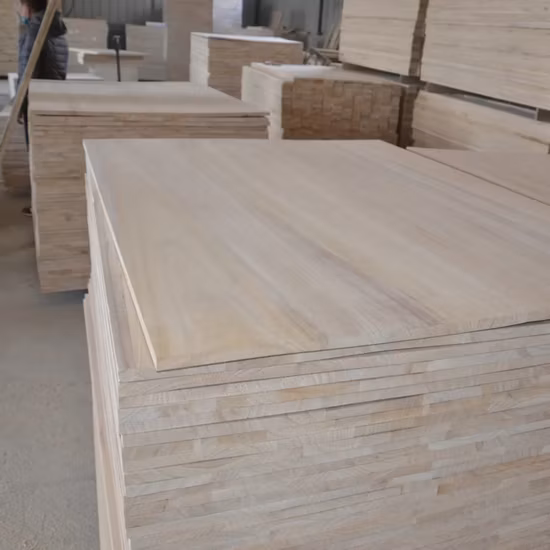 Panneaux collés à bord de panneaux en bois massif Paulownia, prix moins cher
