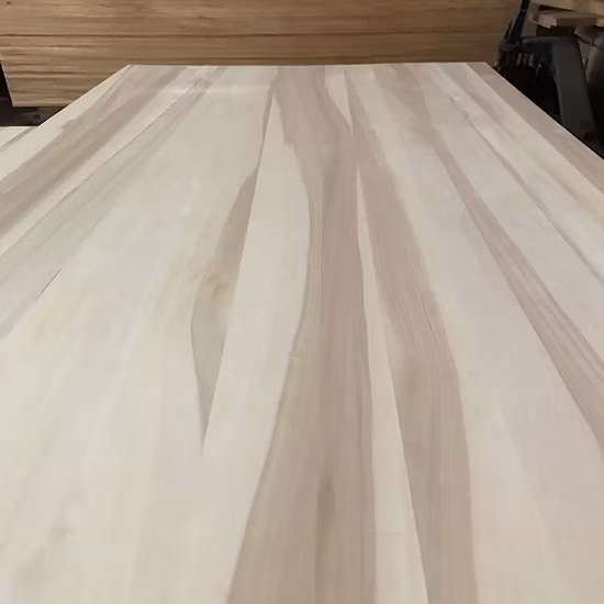 Panneau d'épissure droit en tremble, panneau écologique en peuplier, meubles, panneau carbonisé, tiroir Multi