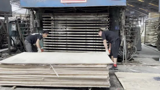 Panneau de contreplaqué marin imperméable de bloc de particules de puce de mélamine en bois de puce de 9/12/18mm